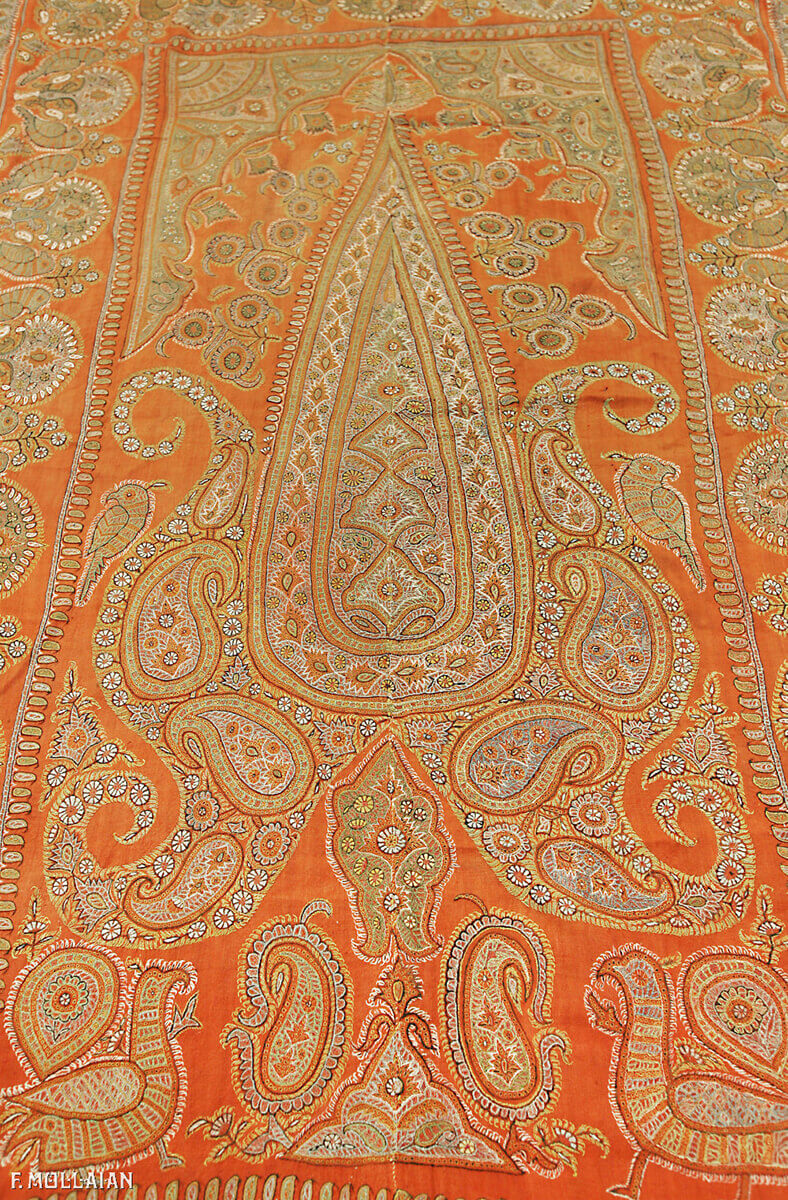 Textil Persia Antiguo Kerman n°:47344359